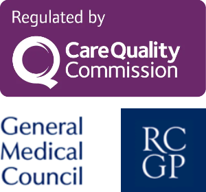 Regulated by Care Quality Commission, General Medical Council and RCGP
